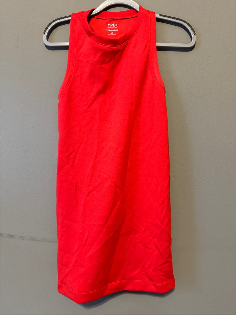YPB Bright Red Sleeveless Mini Dress